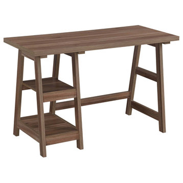 Designs2Go Trestle Desk With Shelves