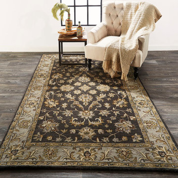Botticino Area Rug - Charcoal