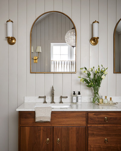 Country Bathroom by reDesign home | chicago
