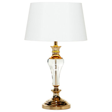 Glam Gold Glass Table Lamp 83839