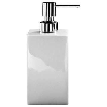 DW 6270 Ceramic Soap Dispenser with Chrome Pump