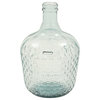 Glass Wide Bottle Vase, 10  x17