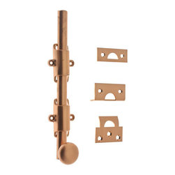 Idh By St. Simons Round Head Surface Bolt With Plain Guides - Front Doors