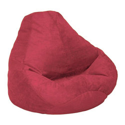 Soft Suede Adult Foam Bean Bag Chair - Bean Bag Chairs