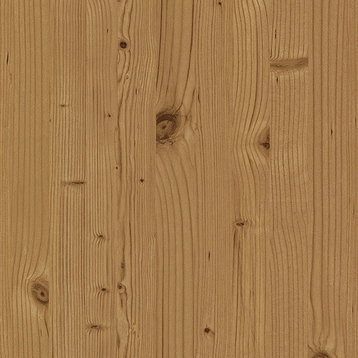 Natural Finished Wood Panel Wallpaper, Brown, Bolt