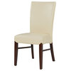 Milton Bonded Leather Dining Chair,Set of 2 - Cream