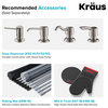 Kraus KHT302-33 Standart Pro 33" Drop In Double Basin Kitchen - Stainless Steel