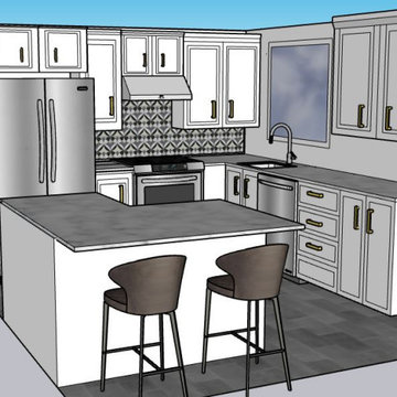 Living Room 3-D Renderings