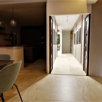 Agencement sur mesure pour une entrée et un couloir