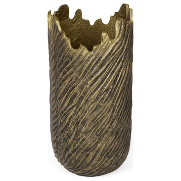 Leela Gold Metal Vase