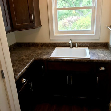 Sherrard IL New Construction Koch Cabinets Birch Mocha MSI Quartz