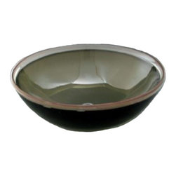 Suzanne Guttman - Glass bathroom Sink | Olive Bronze Glass Bathroom Sink - Bathroom Sinks