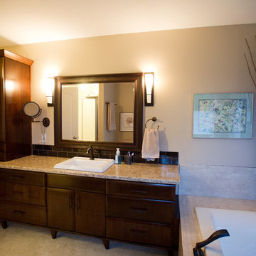 Conestoga Bathroom and entry door