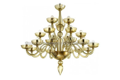 Contemporary Murano glass chandeliers