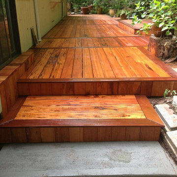 Tigerewood/Ipe' back yard