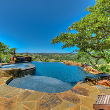 Faux Edge Pool In Sisterdale, TX