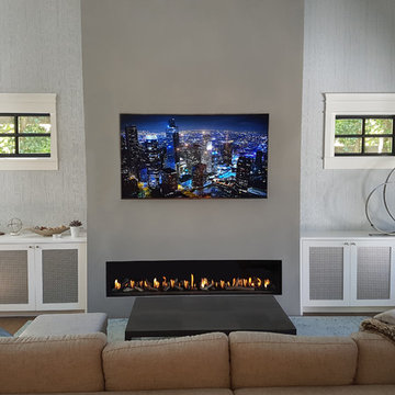 Luxury Front Facing 80" Flare Fireplace