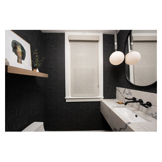 Rogers Park: Lunt - Transitional - Powder Room - Chicago - by Lugbill ...