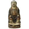 Consigned, Chinese Vintage Handmade Ceramic Glazed Old Man Figure