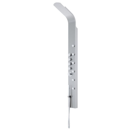 Vigo VG08005 Brielle 68" H 6-Jet Thermostatic Shower Panel - Stainless Steel