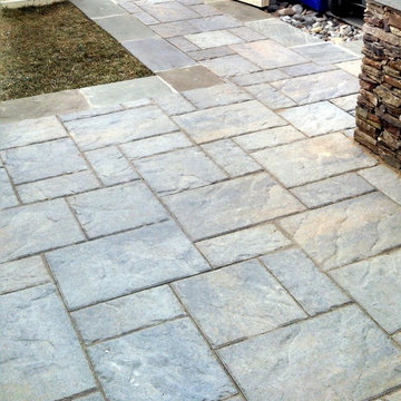 Patio, Bench, & Fire Pit at Alexandria Townhouse