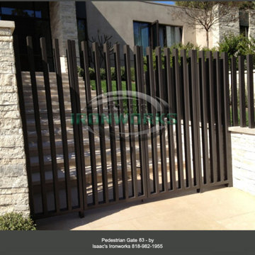 Custom Iron Pedestrian Gate Design, Fabrication and Installation since 1989