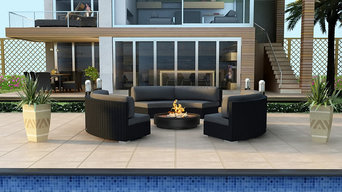 3-Pc Urbana Eclipse Outdoor Sectional Set by Harmonia Living