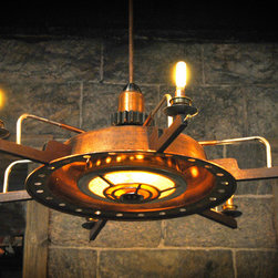 Copper Fountain Chandelier - Products
