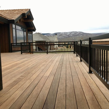 Ridgeline - Vertical Exterior Railings & Hand-finished Balusters