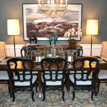 Village of Westclay Home, Rustic Transitional