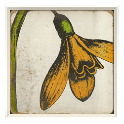 The Artwork Factory - Vintage Color Flower III Framed Artwork - Prints And Posters