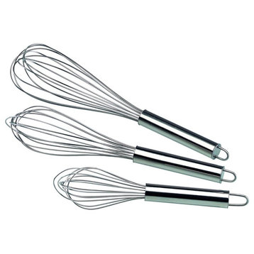 Stainless Steel Balloon Wire Whisk Set 8/10/12 inch, Set of 3