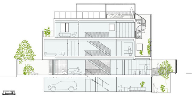 ¿Es posible construir un hogar en un solar de 4 metros de ancho?