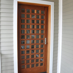 Glass Waffle Door - Front Doors