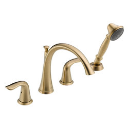 Delta Lahara&reg; Roman Tub with Hand Shower Trim - Tub And Shower Faucet Sets
