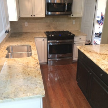 Updating White "Builder Grade" Kitchen Cabinets