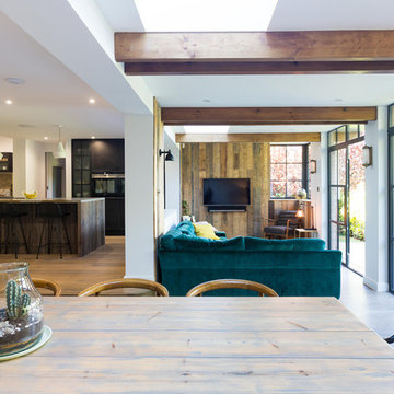 Rear extension to a cottage in Hertfordshire