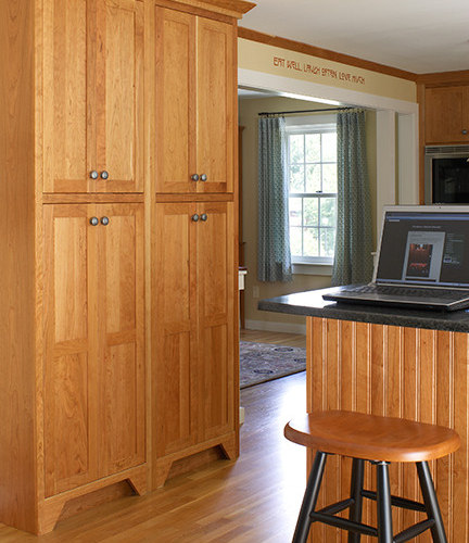 Shaker cherry kitchen