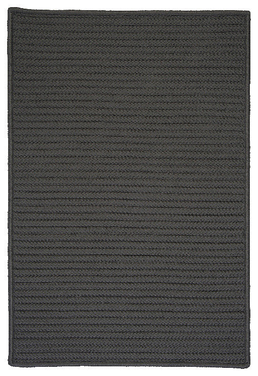 Colonial Mills Simply Home Solid H661 Gray Area Rugs, 2'x6 ...