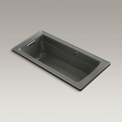 KOHLER - KOHLER Archer(R) 66" x 32" drop-in bath with Bask(TM) heated surface and reversi - Bathtubs
