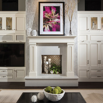 A Built-In Entertainment Center for Entertaining the Masses from Dura Supreme Ca