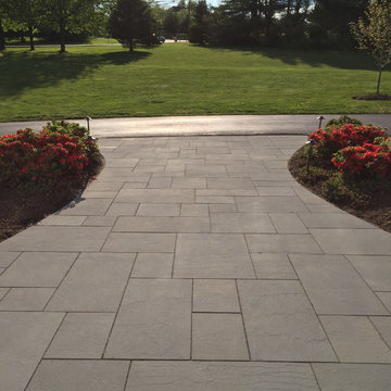 Thermaled Blustone walkway in Hopewell NJ