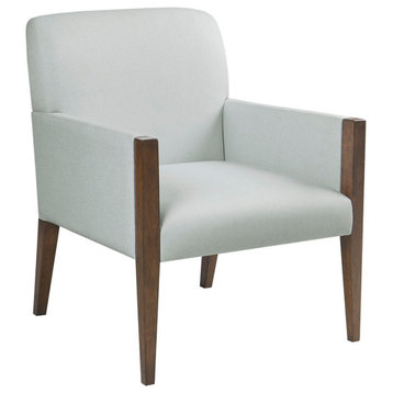 Martha Stewart Remo Contemporary Upholstered Accent Lounge Chair, Light Green