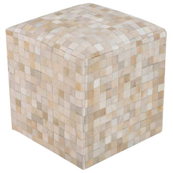 Surya Poufs Cube Pouf
