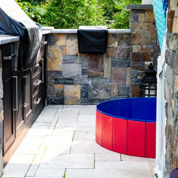 An Outdoor Oasis with Rustic Charm
