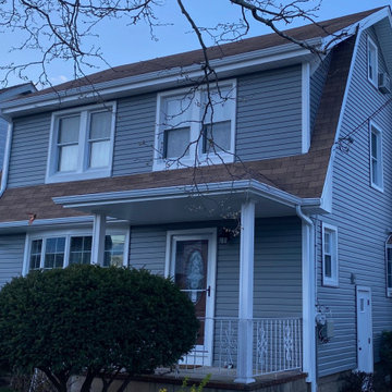 Valley Stream Siding - Sterling Gray Dutch Lap | Alpha Windows & Siding