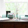 Mint Green Desk Organizers and Accessories-5 Piece