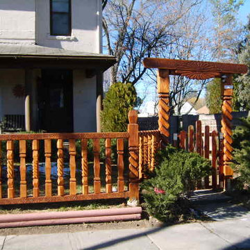 Rustic Wooden Fence
