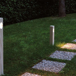 Oluce - Ela 308 Outdoor Path Lamp By Oluce Lighting - Path Lights