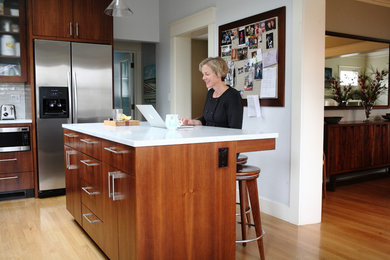 Inspiration for an eclectic kitchen remodel in Los Angeles